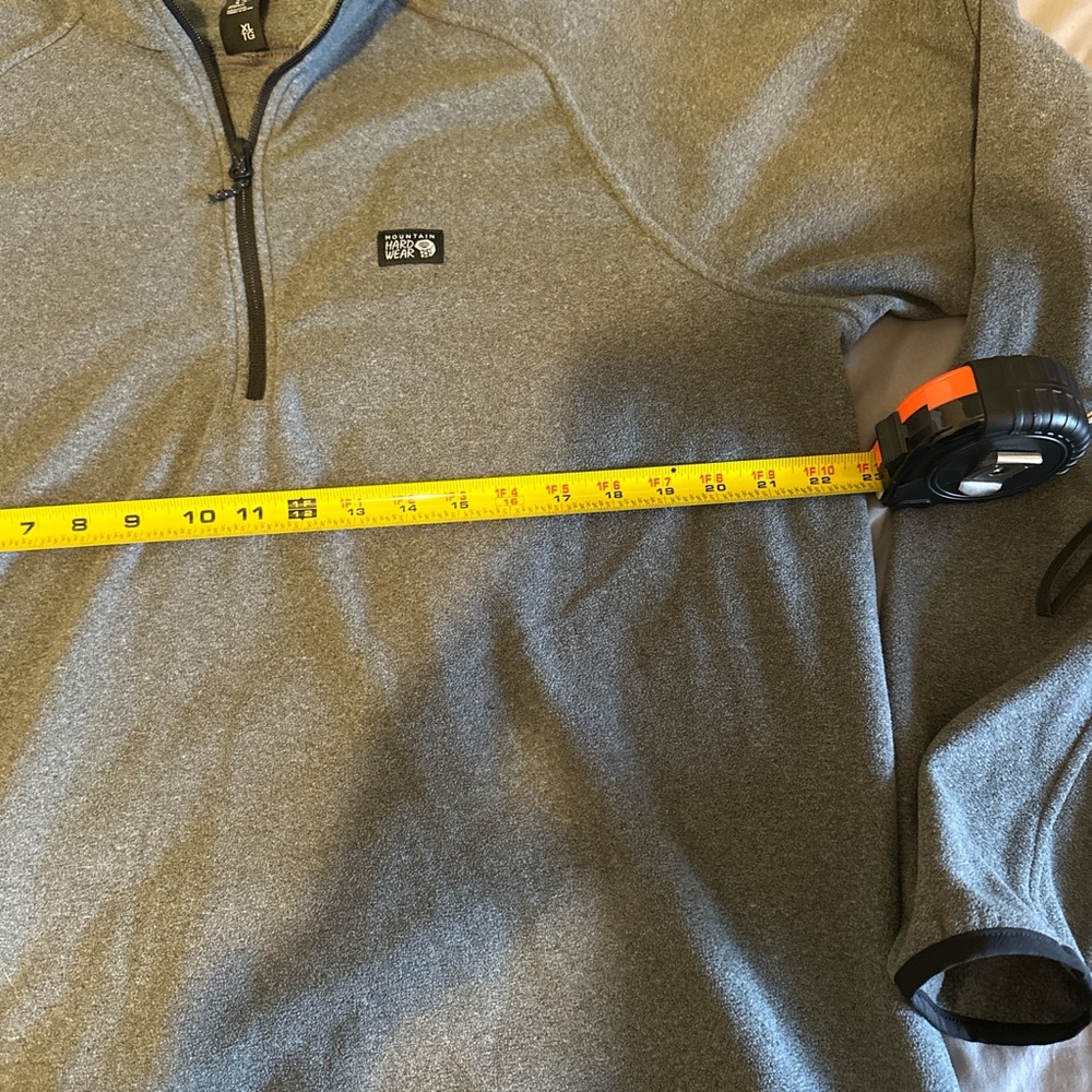 Mountain Hardware Gray Quarter-Zip Pullover - image 5
